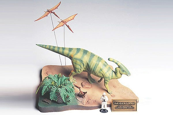 TAMIYA 1/35 Parasaurolophus Diorama i gruppen SPORT, FRITID & HOBBY / Hobby / Plastmodeller / Figurer hos TP E-commerce Nordic AB (C31495)