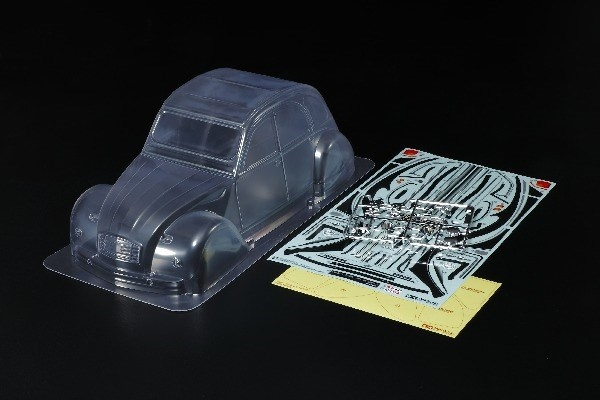 TAMIYA 1/10 Scale R/C Citroën 2CV Charleston Body Parts i gruppen LEKSAKER, BARN- & BABYPRODUKTER / Radiostyrt / Reservdelar & Extra Tillbehör / TAMIYA hos TP E-commerce Nordic AB (C31557)