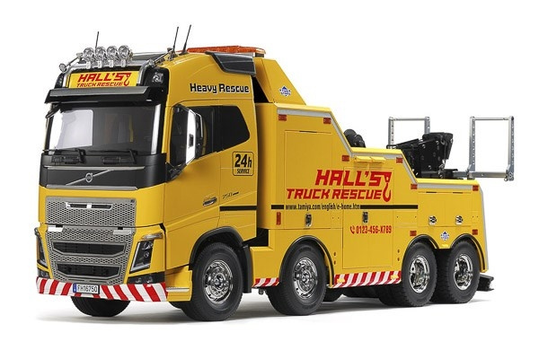 TAMIYA 1/14 Volvo FH16 8x4 Tow Truck Globetrotter 750 i gruppen LEKSAKER, BARN- & BABYPRODUKTER / Radiostyrt / Radiostyrda bilar hos TP E-commerce Nordic AB (C31584)