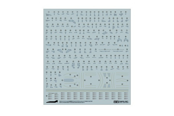 TAMIYA 1/48 Scale F-4 Phantom II T Decal Set A i gruppen SPORT, FRITID & HOBBY / Hobby / Plastmodeller / Diverse hos TP E-commerce Nordic AB (C31600)