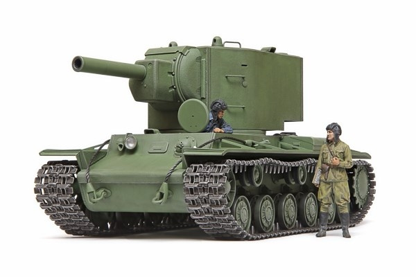 TAMIYA 1/35 Russian Heavy Tank KV-2 i gruppen SPORT, FRITID & HOBBY / Hobby / Plastmodeller / Militärfordon (Land) hos TP E-commerce Nordic AB (C31676)