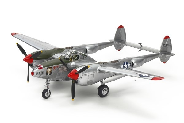 TAMIYA 1/48 Lockheed® P-38®J Lightning® i gruppen SPORT, FRITID & HOBBY / Hobby / Plastmodeller / Flyg/Helikoptrar hos TP E-commerce Nordic AB (C31693)