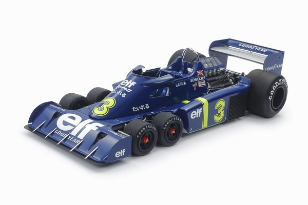 TAMIYA 1/20 Tyrrell P34 Six Wheeler 1976 Japan GP (w/PE) i gruppen SPORT, FRITID & HOBBY / Hobby / Plastmodeller / Bilar hos TP E-commerce Nordic AB (C31702)