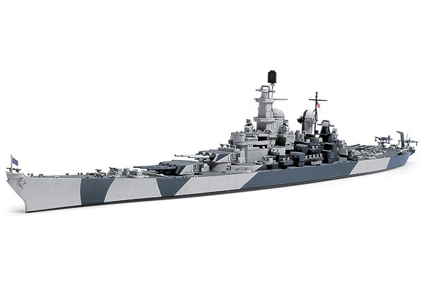 TAMIYA 1/700 U.S. Battleship Iowa i gruppen SPORT, FRITID & HOBBY / Hobby / Plastmodeller / Militärfordon (Land) hos TP E-commerce Nordic AB (C31707)