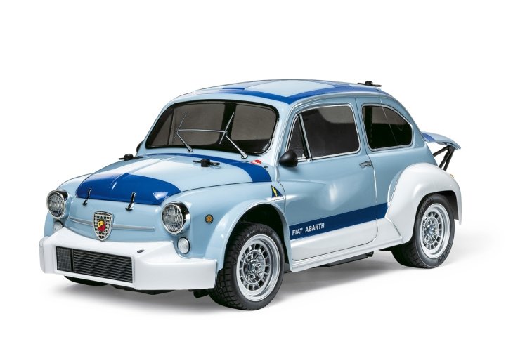 Tamiya 1/10 R/C Fiat Abarth 1000TCR Berlina Corsa (MB-01) i gruppen LEKSAKER, BARN- & BABYPRODUKTER / Radiostyrt / Radiostyrda bilar hos TP E-commerce Nordic AB (C31738)
