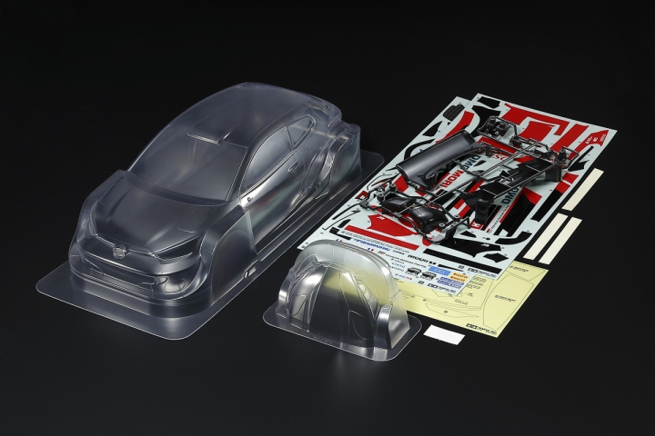 TAMIYA 1/10 Scale R/C Toyota GAZOO Yaris Body Parts Set i gruppen LEKSAKER, BARN- & BABYPRODUKTER / Radiostyrt / Reservdelar & Extra Tillbehör / TAMIYA hos TP E-commerce Nordic AB (C31748)