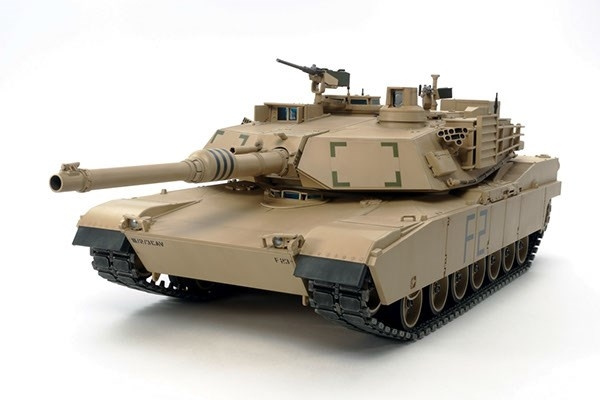 TAMIYA 1/16 R/C U.S. M1A2 Abrams w/Option Kit i gruppen LEKSAKER, BARN- & BABYPRODUKTER / Radiostyrt / Övrigt radiostyrt hos TP E-commerce Nordic AB (C31795)