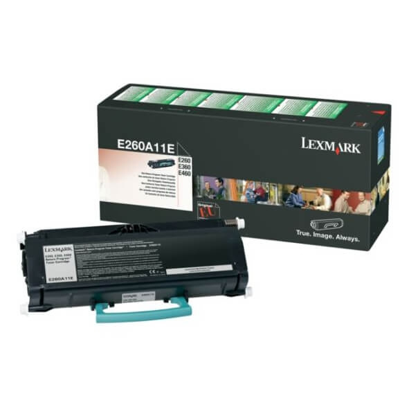 Lexmark Toner E260A11E Svart, Return i gruppen DATORER & KRINGUTRUSTNING / Skrivare & Tillbehör / Bläck & Toner / Toner / Lexmark hos TP E-commerce Nordic AB (C32170)