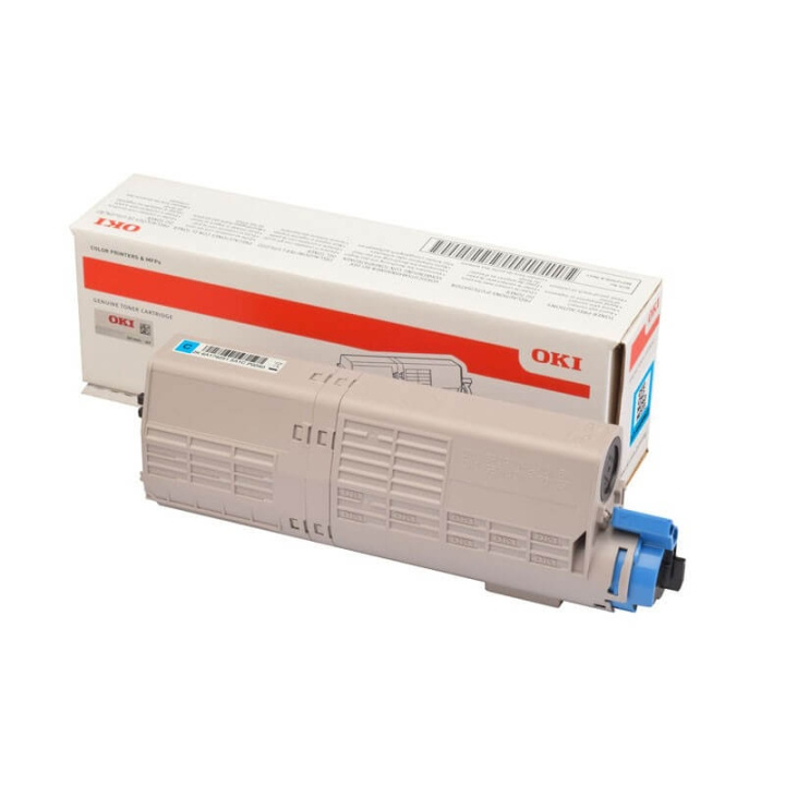 OKI Toner 46490403 Cyan i gruppen DATORER & KRINGUTRUSTNING / Skrivare & Tillbehör / Bläck & Toner / Toner / OKI hos TP E-commerce Nordic AB (C32193)