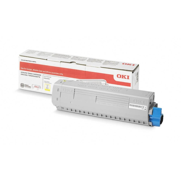 OKI Toner 46861305 Gul i gruppen DATORER & KRINGUTRUSTNING / Skrivare & Tillbehör / Bläck & Toner / Toner / OKI hos TP E-commerce Nordic AB (C32199)