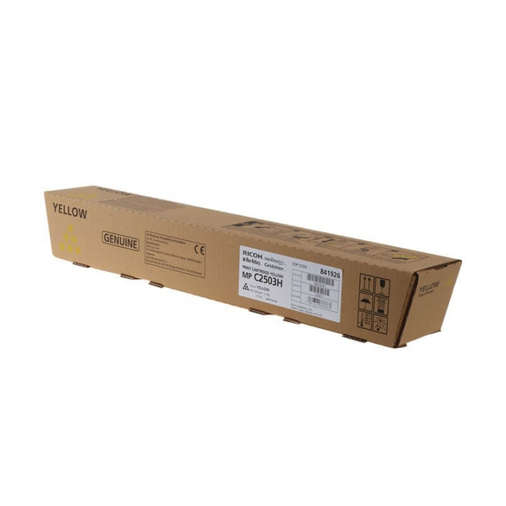 Ricoh Toner 841926 MP C2503H Gul i gruppen DATORER & KRINGUTRUSTNING / Skrivare & Tillbehör / Bläck & Toner / Toner / Övriga hos TP E-commerce Nordic AB (C32212)