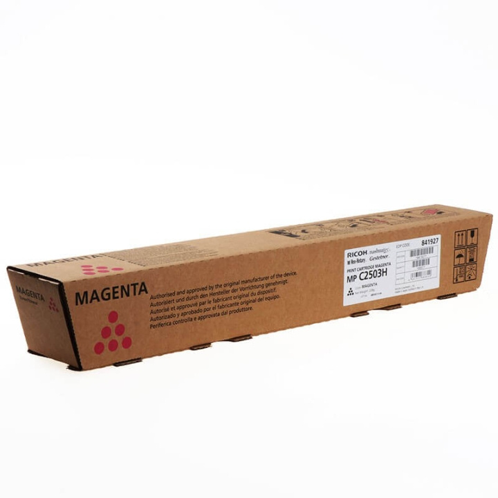 Ricoh Toner 841927 MP C2503H Magenta i gruppen DATORER & KRINGUTRUSTNING / Skrivare & Tillbehör / Bläck & Toner / Toner / Övriga hos TP E-commerce Nordic AB (C32213)