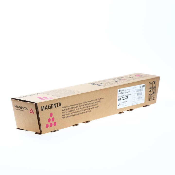 Ricoh Toner 841930 MP C2503 Magenta i gruppen DATORER & KRINGUTRUSTNING / Skrivare & Tillbehör / Bläck & Toner / Toner / Övriga hos TP E-commerce Nordic AB (C32216)