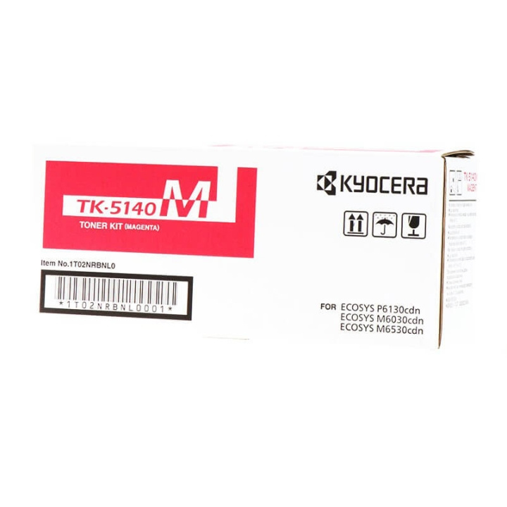 Kyocera Toner 1T02NRBNL0 TK-5140 Magenta i gruppen DATORER & KRINGUTRUSTNING / Skrivare & Tillbehör / Bläck & Toner / Toner / Kyocera hos TP E-commerce Nordic AB (C32239)