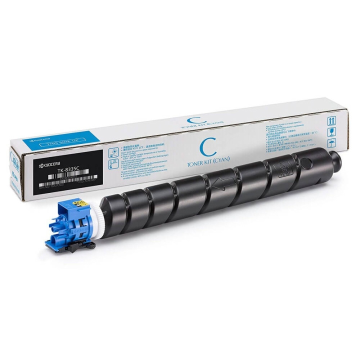 Kyocera Toner 1T02RLCNL1 TK-8335 Cyan i gruppen DATORER & KRINGUTRUSTNING / Skrivare & Tillbehör / Bläck & Toner / Toner / Kyocera hos TP E-commerce Nordic AB (C32251)