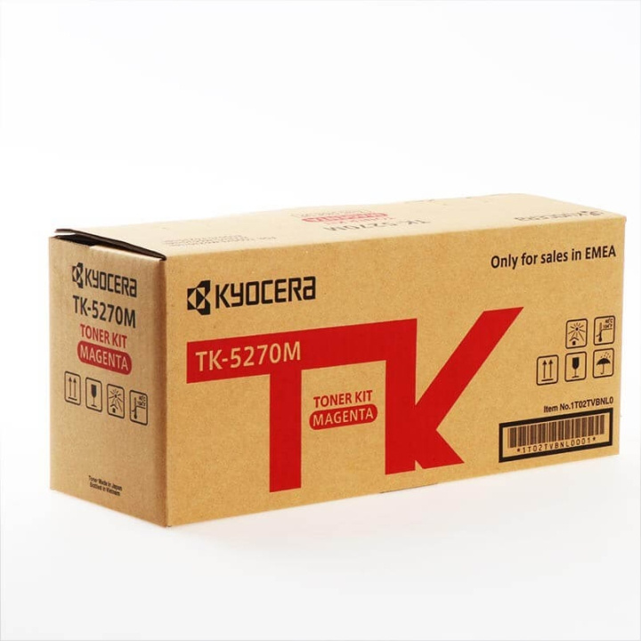 Kyocera Toner 1T02TVBNL0 TK-5270 Magenta i gruppen DATORER & KRINGUTRUSTNING / Skrivare & Tillbehör / Bläck & Toner / Toner / Kyocera hos TP E-commerce Nordic AB (C32258)