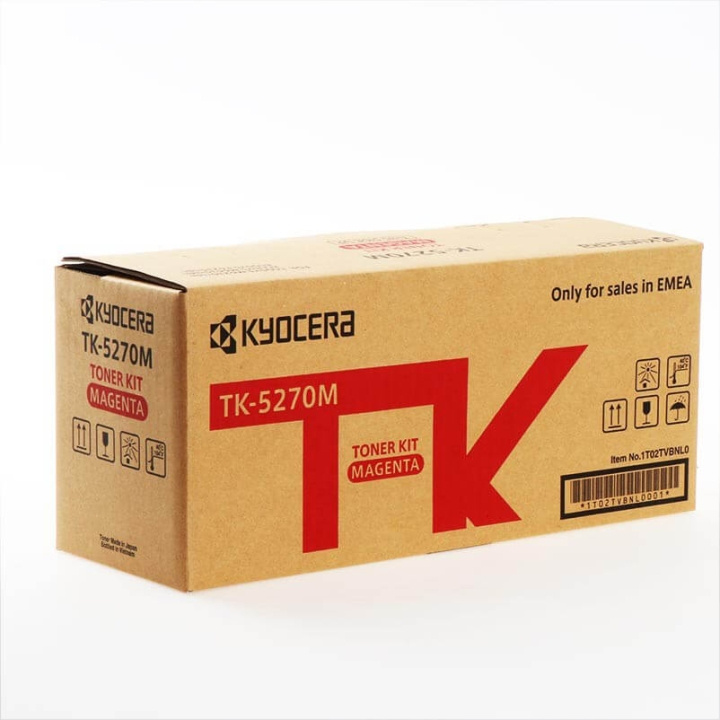 Kyocera Toner 1T02TVBNL0 TK-5270 Magenta i gruppen DATORER & KRINGUTRUSTNING / Skrivare & Tillbehör / Bläck & Toner / Toner / Kyocera hos TP E-commerce Nordic AB (C32258)