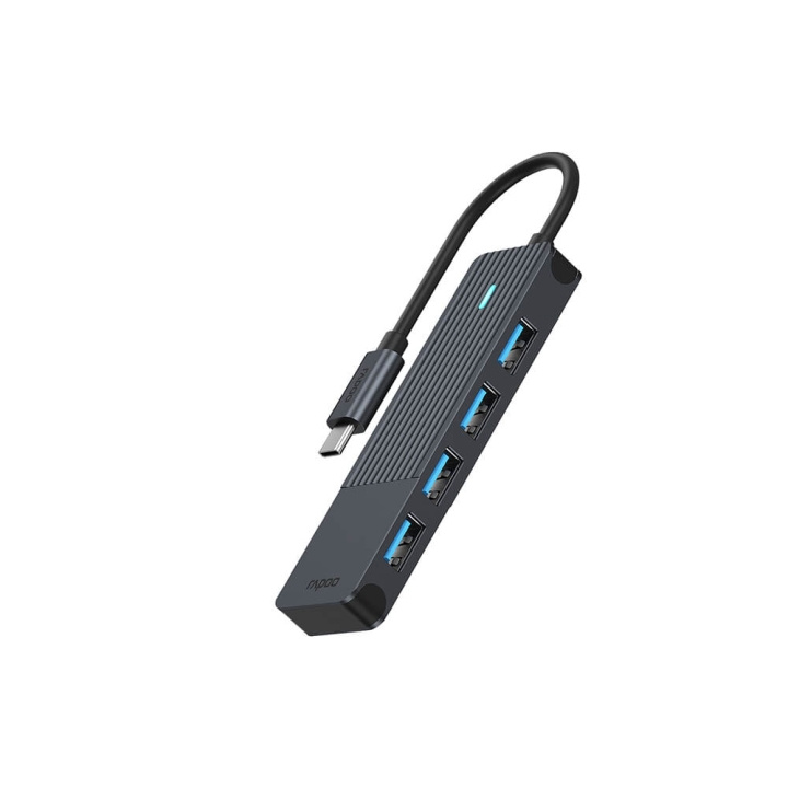 Rapoo UCH-4001 USB-C till USB-A Hubb i gruppen DATORER & KRINGUTRUSTNING / Datortillbehör / USB-hubbar hos TP E-commerce Nordic AB (C32278)