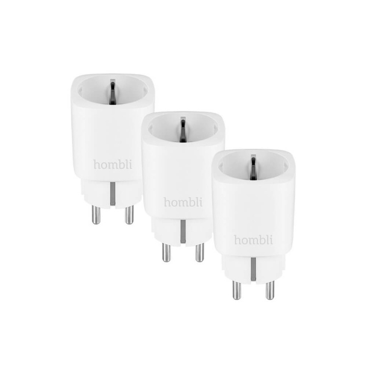 Hombli EU Smart Plug Promo Pack 2+1 Vit i gruppen HEM, HUSHÅLL & TRÄDGÅRD / Smarta hem / Smart plugs hos TP E-commerce Nordic AB (C32305)