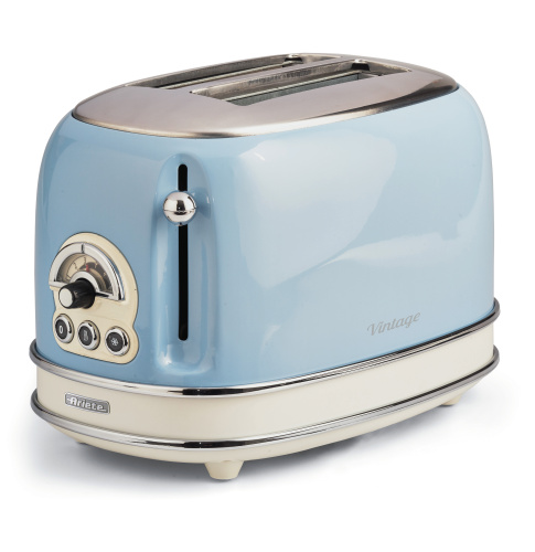 Ariete Brödrost för 2 skivor, vintage, Blå i gruppen HEM, HUSHÅLL & TRÄDGÅRD / Hushållsmaskiner / Brödrostar & Bordsgrillar / Brödrostar hos TP E-commerce Nordic AB (C32325)
