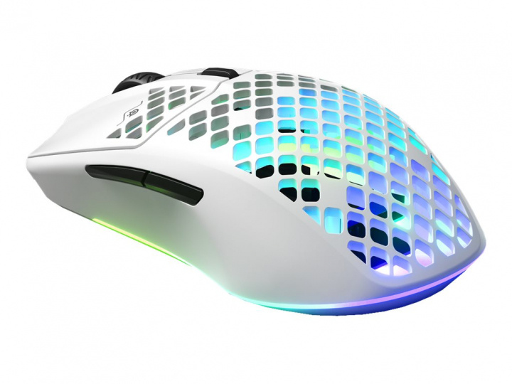 SteelSeries Aerox 3 2022 Edition - Optisk Trådlös Gamingmus, Vit i gruppen DATORER & KRINGUTRUSTNING / Gaming / Möss hos TP E-commerce Nordic AB (C32505)