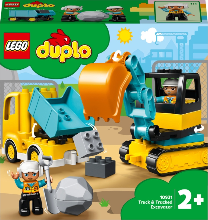 LEGO DUPLO Town 10931 - Lastbil och grävmaskin i gruppen LEKSAKER, BARN- & BABYPRODUKTER / Leksaker / Byggleksaker / Lego hos TP E-commerce Nordic AB (C32718)