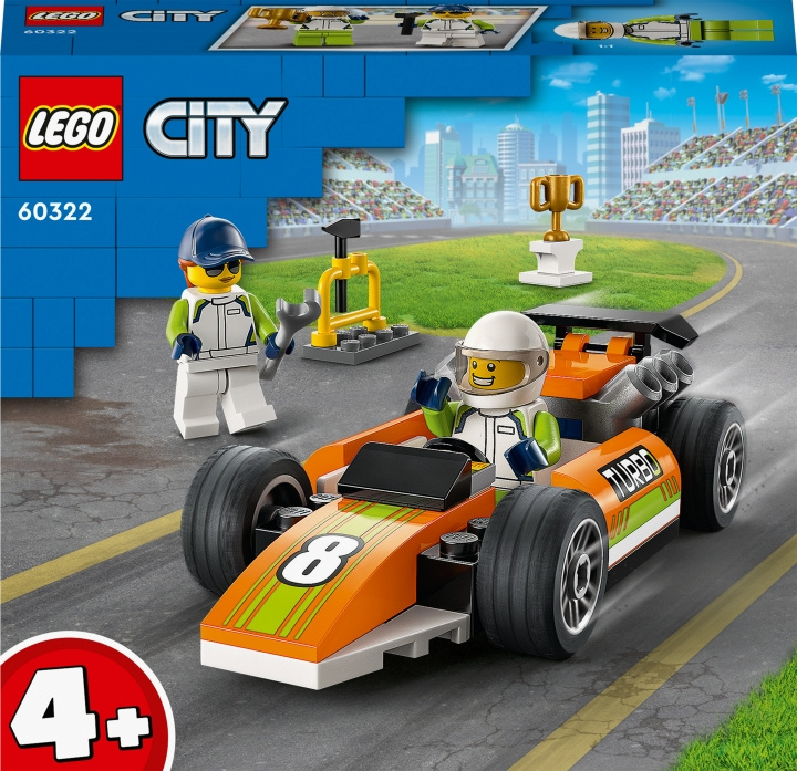 LEGO City Great Vehicles 60322 - Racerbil i gruppen LEKSAKER, BARN- & BABYPRODUKTER / Leksaker / Byggleksaker / Lego hos TP E-commerce Nordic AB (C32730)