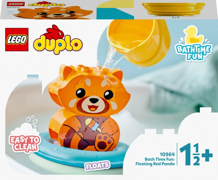 LEGO DUPLO My First 10964 – Skoj i badet: flytande röd panda i gruppen LEKSAKER, BARN- & BABYPRODUKTER / Leksaker / Byggleksaker / Lego hos TP E-commerce Nordic AB (C32734)