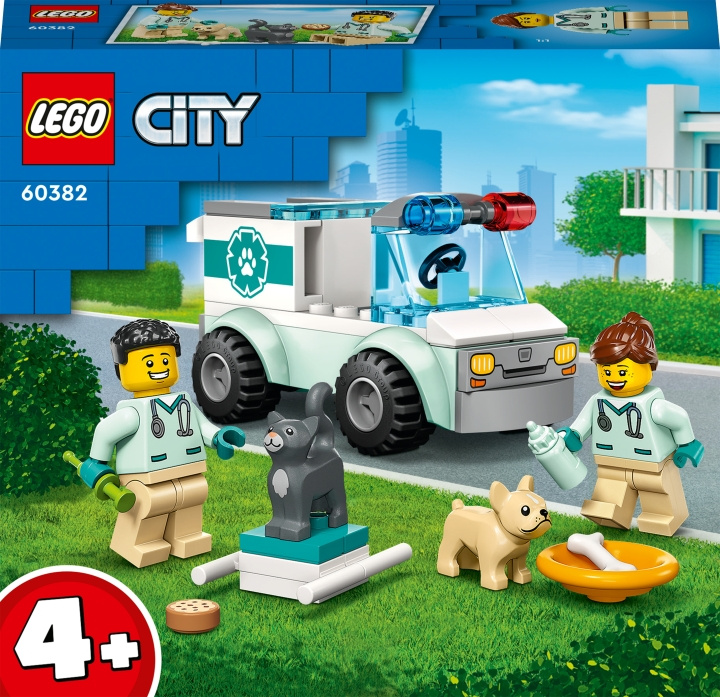 LEGO City Great Vehicles 60382 - Djurräddningsbil i gruppen LEKSAKER, BARN- & BABYPRODUKTER / Leksaker / Byggleksaker / Lego hos TP E-commerce Nordic AB (C32767)