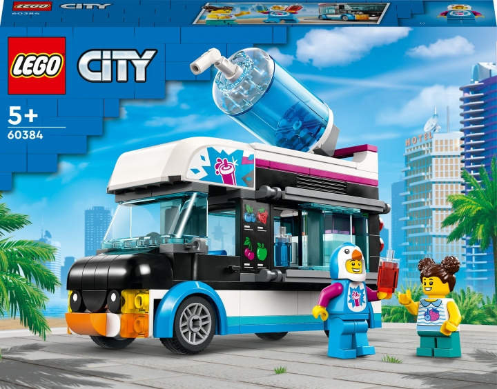 LEGO City Great Vehicles 60384 - Slushbil med pingvin i gruppen LEKSAKER, BARN- & BABYPRODUKTER / Leksaker / Byggleksaker / Lego hos TP E-commerce Nordic AB (C32769)