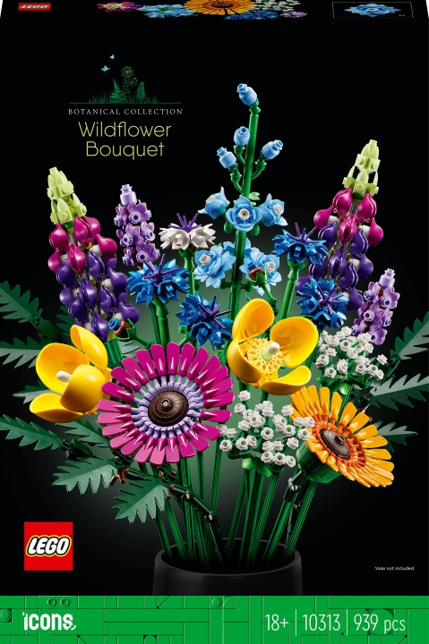 LEGO Botanical 10313 - Bukett med vilda blommor i gruppen LEKSAKER, BARN- & BABYPRODUKTER / Leksaker / Byggleksaker / Lego hos TP E-commerce Nordic AB (C32776)