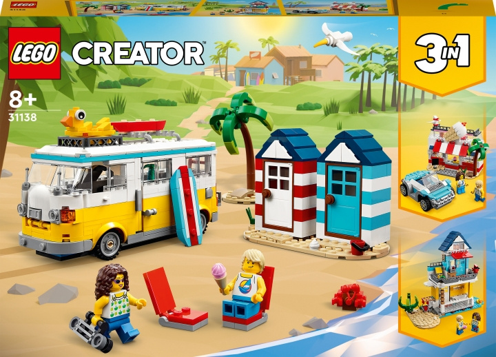 LEGO Creator 31138 - Strandhusbil i gruppen LEKSAKER, BARN- & BABYPRODUKTER / Leksaker / Byggleksaker / Lego hos TP E-commerce Nordic AB (C32782)