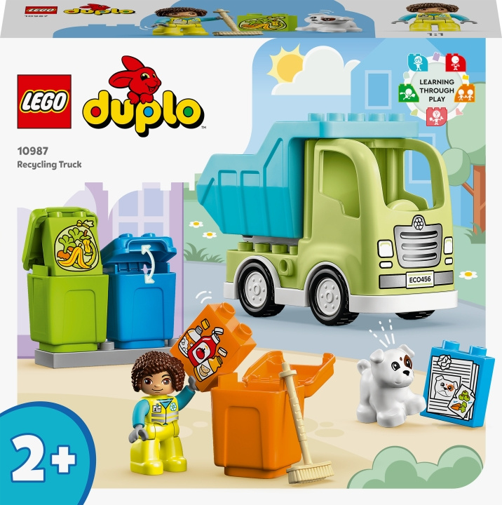 LEGO DUPLO Town 10987 - Återvinningsbil i gruppen LEKSAKER, BARN- & BABYPRODUKTER / Leksaker / Byggleksaker / Lego hos TP E-commerce Nordic AB (C32787)