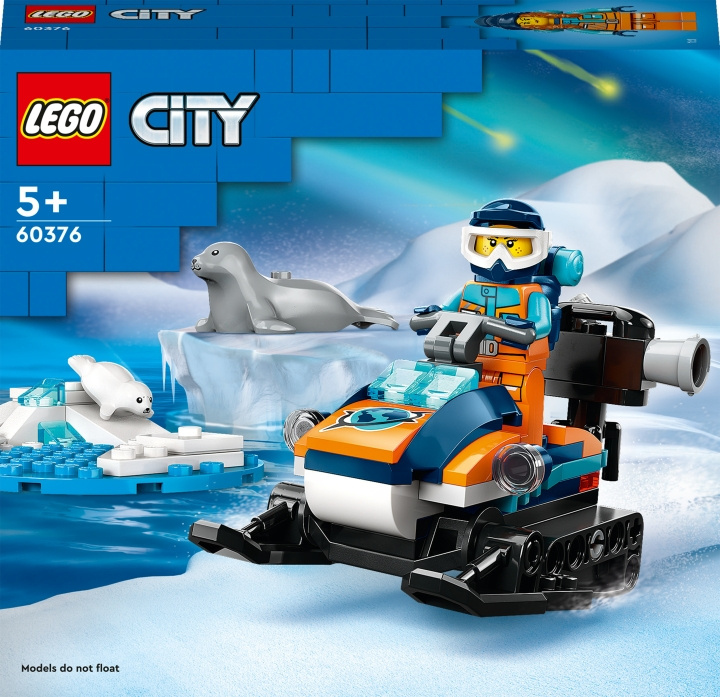 LEGO City Exploration 60376 - Polarutforskare och snöskoter i gruppen LEKSAKER, BARN- & BABYPRODUKTER / Leksaker / Byggleksaker / Lego hos TP E-commerce Nordic AB (C32795)