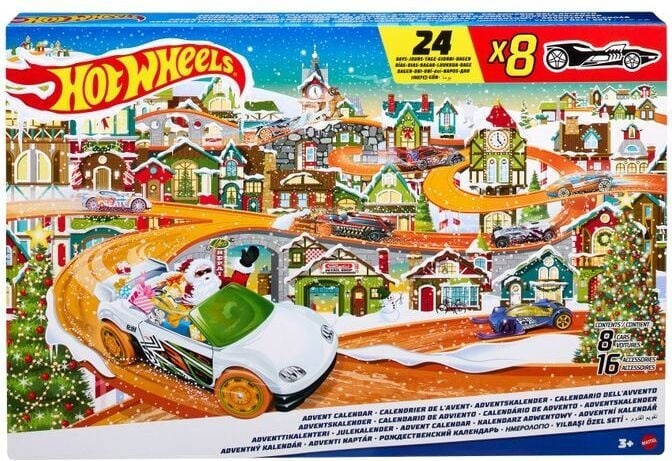 Hot Wheels Basics Adventskalender i gruppen LEKSAKER, BARN- & BABYPRODUKTER / Leksaker / Adventskalendrar hos TP E-commerce Nordic AB (C32966)