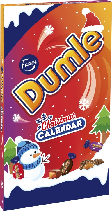 Fazer Dumle - Julkalender, 210 g i gruppen LEKSAKER, BARN- & BABYPRODUKTER / Leksaker / Adventskalendrar hos TP E-commerce Nordic AB (C32995)