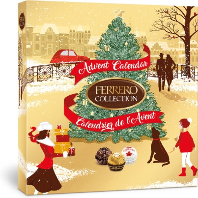 Ferrero Collection Julkalender, 271 g i gruppen LEKSAKER, BARN- & BABYPRODUKTER / Leksaker / Adventskalendrar hos TP E-commerce Nordic AB (C33000)