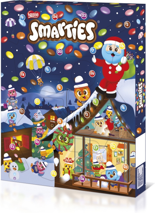 Smarties Julkalender, 335 g i gruppen LEKSAKER, BARN- & BABYPRODUKTER / Leksaker / Adventskalendrar hos TP E-commerce Nordic AB (C33002)