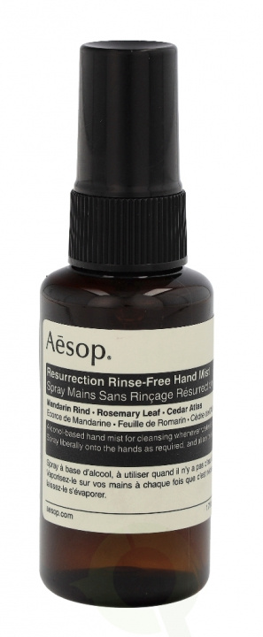 Aesop Resurrection Rinse-Free Hand Mist 50 ml i gruppen SKÖNHET & HÄLSA / Hälsovård / Handdesinfektion hos TP E-commerce Nordic AB (C33007)