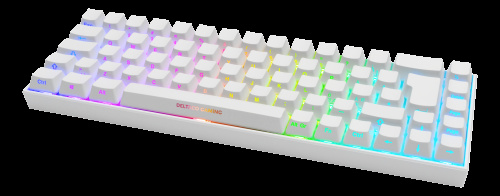 deltaco_gaming WK95R Trådlöst 65% tangentbord, Nordisk Layout, vit/RGB i gruppen DATORER & KRINGUTRUSTNING / Möss & Tangentbord / Tangentbord / Trådlösa hos TP E-commerce Nordic AB (C33190)