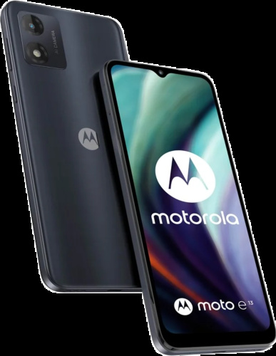 motorola Moto E13 smartphone 2/64GB (black) i gruppen SMARTPHONE & SURFPLATTOR / Mobiltelefoner & smartphones hos TP E-commerce Nordic AB (C33196)