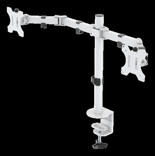 deltaco_gaming WHITE LINE WA86 Dual-monitor desk arm, 13-32