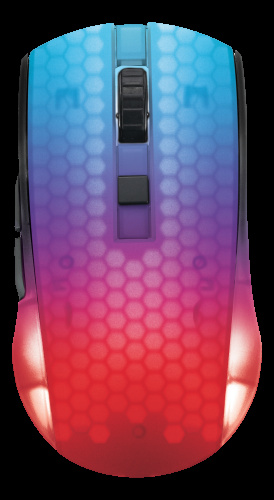 deltaco_gaming DM320 Wireless Semi-transparent RGB Lightweight mouse, black i gruppen DATORER & KRINGUTRUSTNING / Möss & Tangentbord / Möss / Trådlösa hos TP E-commerce Nordic AB (C33232)