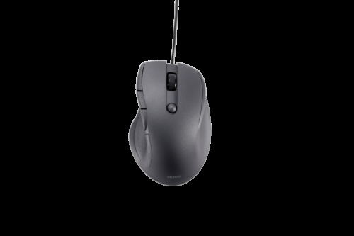 Deltaco Silent Wired Office mouse 5 buttons, 600-1200 DPI, black i gruppen DATORER & KRINGUTRUSTNING / Möss & Tangentbord / Möss / Trådbundna hos TP E-commerce Nordic AB (C33234)
