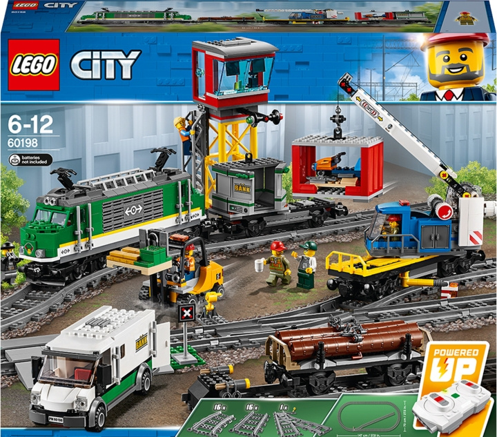 LEGO City Trains 60198 - Godståg i gruppen LEKSAKER, BARN- & BABYPRODUKTER / Leksaker / Byggleksaker / Lego hos TP E-commerce Nordic AB (C33278)