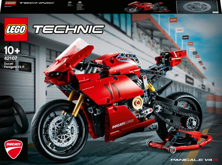 LEGO Technic 42107 - Ducati Panigale V4 R i gruppen LEKSAKER, BARN- & BABYPRODUKTER / Leksaker / Byggleksaker / Lego hos TP E-commerce Nordic AB (C33290)