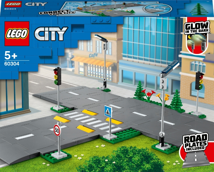 LEGO City Town 60304 - Vägplattor i gruppen LEKSAKER, BARN- & BABYPRODUKTER / Leksaker / Byggleksaker / Lego hos TP E-commerce Nordic AB (C33301)