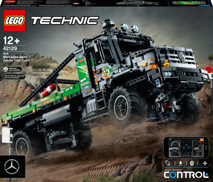 LEGO Technic 42129 - Mercedes-Benz Zetros fyrhjulsdriven terränglastbil i gruppen LEKSAKER, BARN- & BABYPRODUKTER / Leksaker / Byggleksaker / Lego hos TP E-commerce Nordic AB (C33327)
