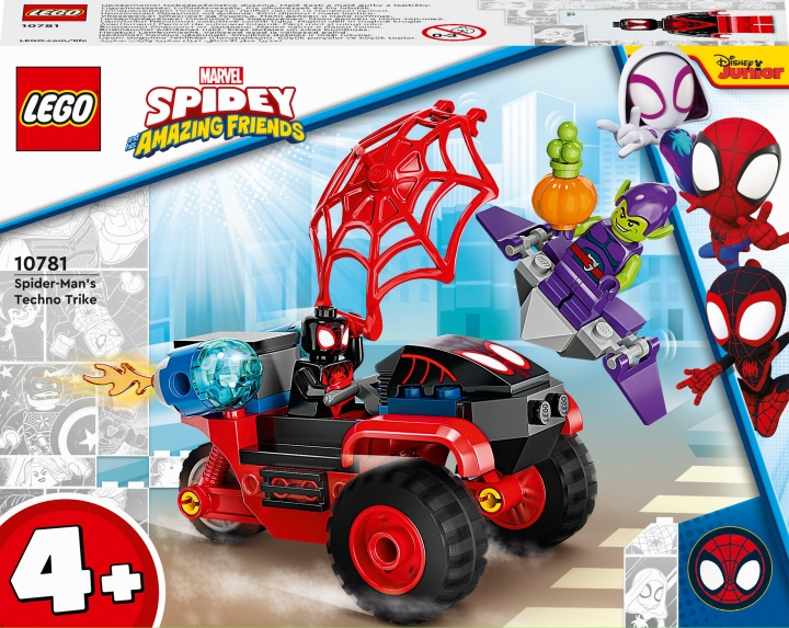 LEGO Super Heroes 10781 - Miles Morales: Spider-Mans techno-trehjuling i gruppen LEKSAKER, BARN- & BABYPRODUKTER / Leksaker / Byggleksaker / Lego hos TP E-commerce Nordic AB (C33332)