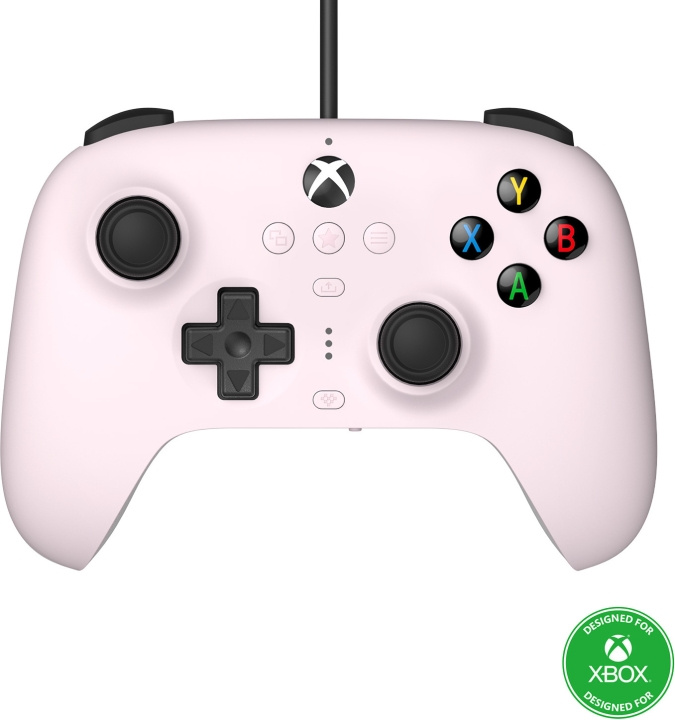 8BitDo Ultimate Wired Controller, Rosa, Xbox / PC i gruppen HEMELEKTRONIK / Spelkonsoler & Tillbehör / Xbox One / Tillbehör hos TP E-commerce Nordic AB (C33343)